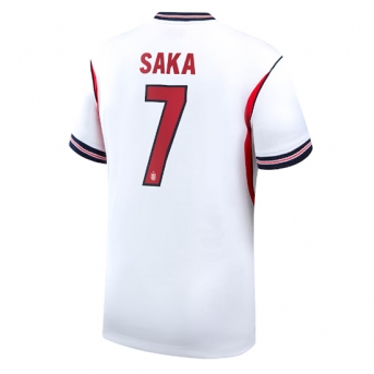 Billige Fotballdrakt England Bukayo Saka #7 Replika Hjemmedrakt VM 2026 Kortermet